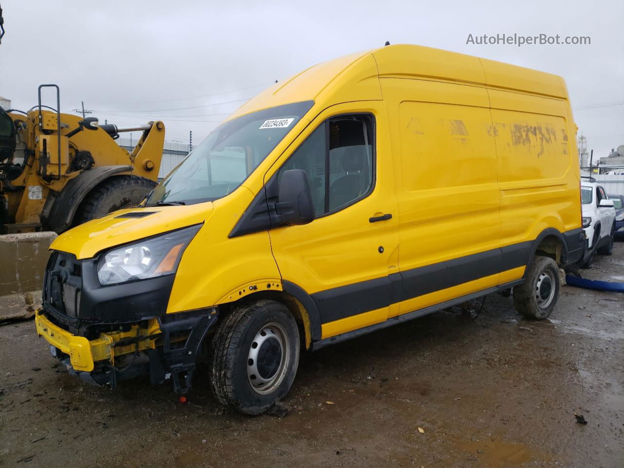 2020 Ford Transit T-250 Yellow vin: 1FTBR1X80LKA72891