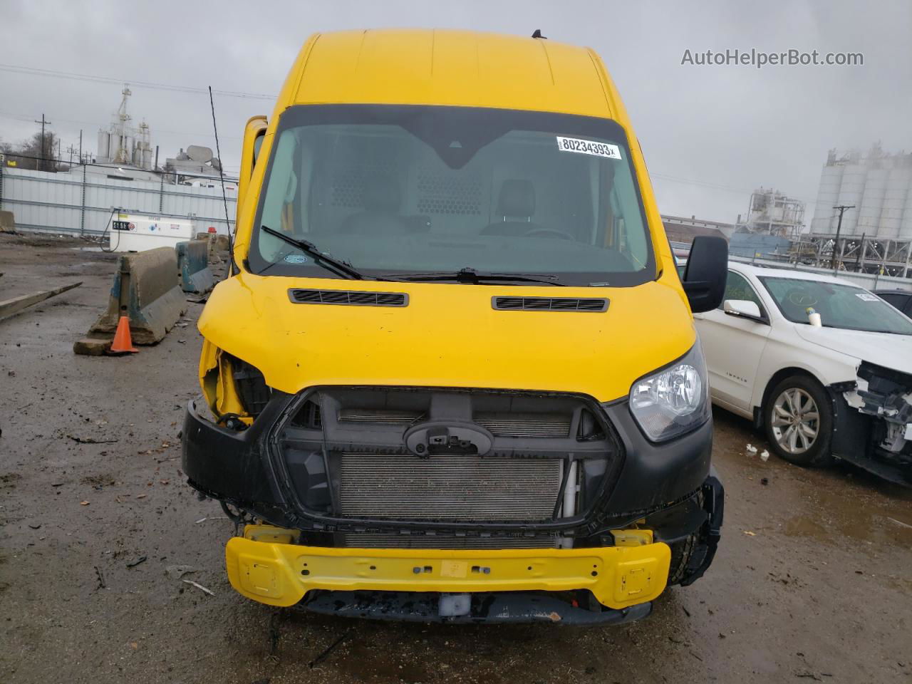 2020 Ford Transit T-250 Yellow vin: 1FTBR1X80LKA72891