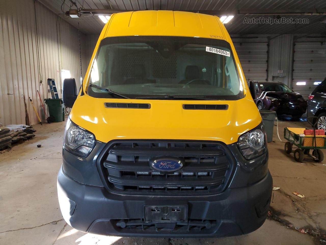 2020 Ford Transit T-250 Yellow vin: 1FTBR1X82LKA72875