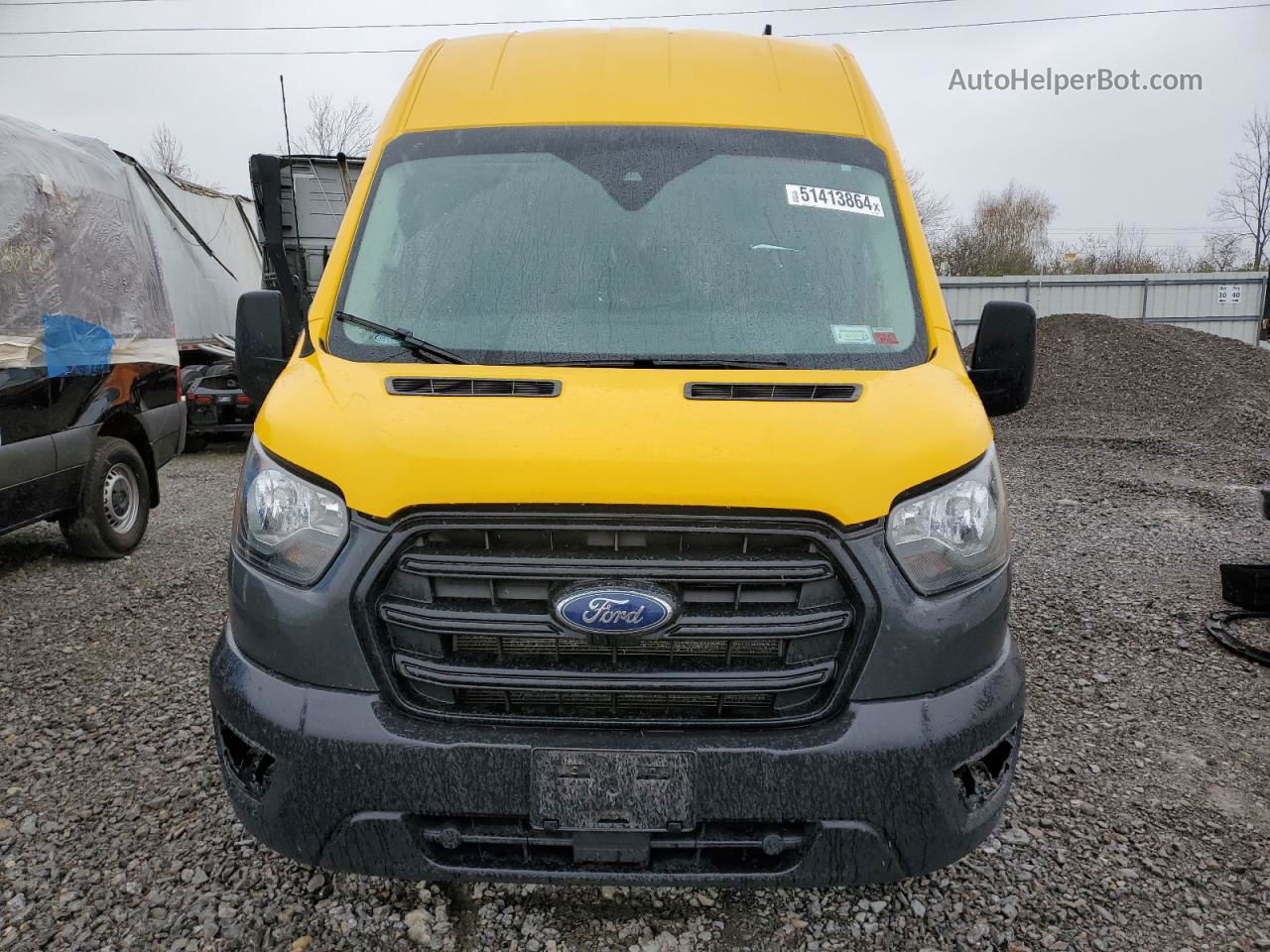 2020 Ford Transit T-250 Yellow vin: 1FTBR1X86LKA53424