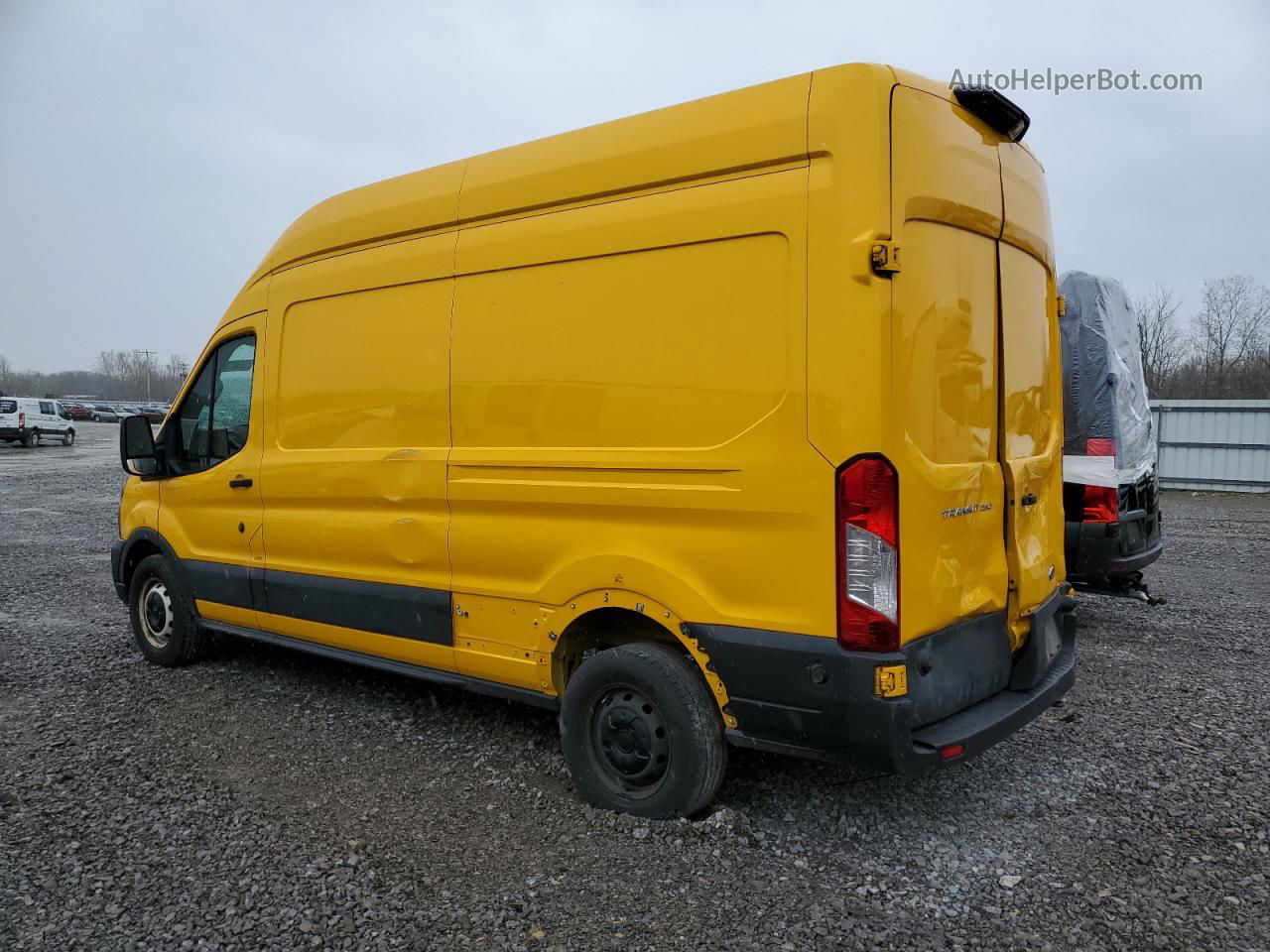 2020 Ford Transit T-250 Yellow vin: 1FTBR1X86LKA53424