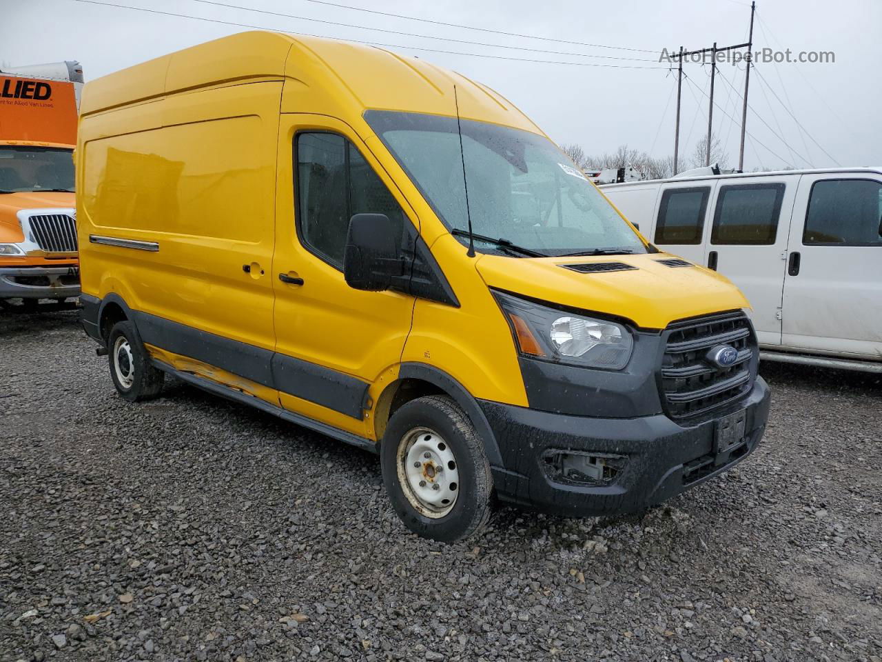 2020 Ford Transit T-250 Yellow vin: 1FTBR1X86LKA53424