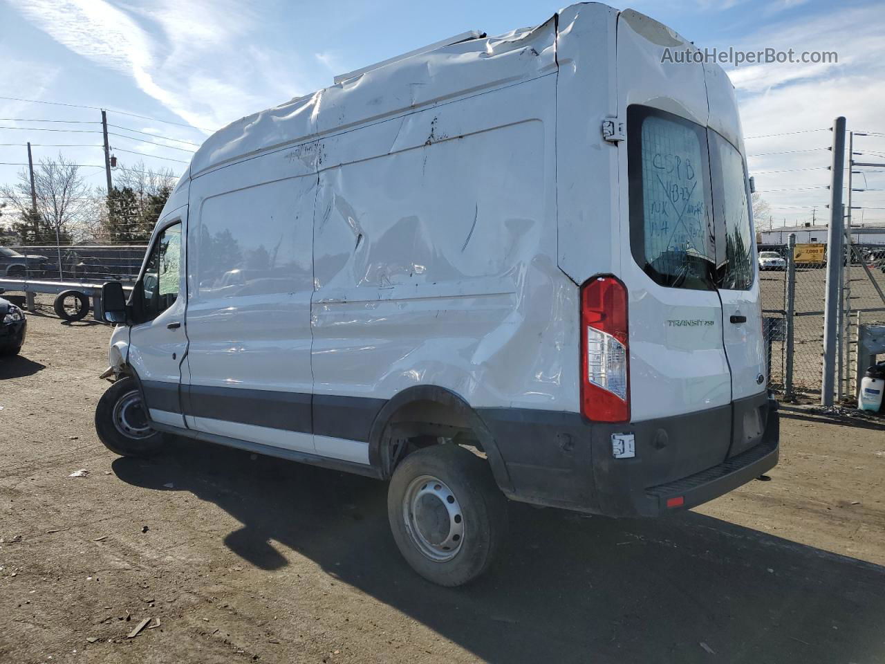 2020 Ford Transit T-250 White vin: 1FTBR1X88LKA22918