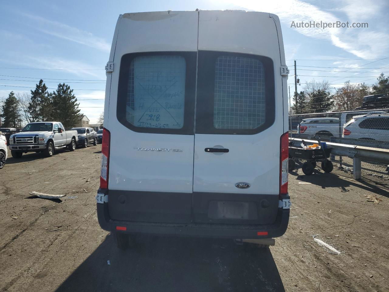 2020 Ford Transit T-250 White vin: 1FTBR1X88LKA22918