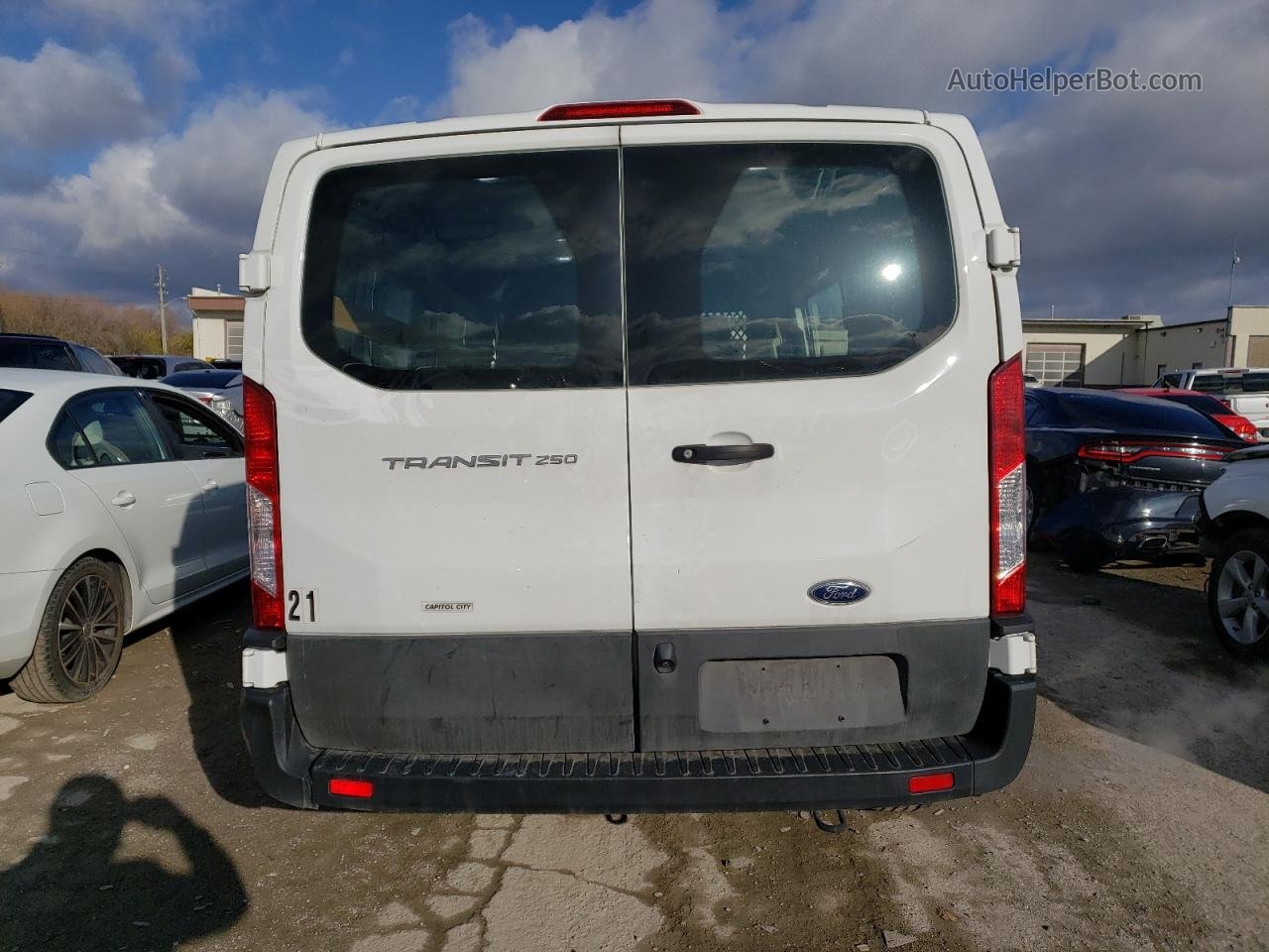 2020 Ford Transit T-250 White vin: 1FTBR1Y81LKB05878