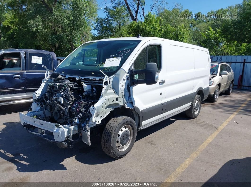 2020 Ford Transit Cargo Van   White vin: 1FTBR1Y84LKA01983