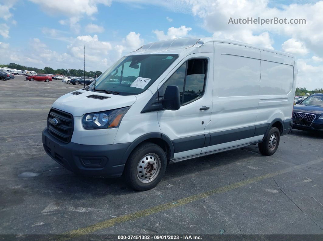 2020 Ford Transit Cargo Van   White vin: 1FTBR2C85LKA34813