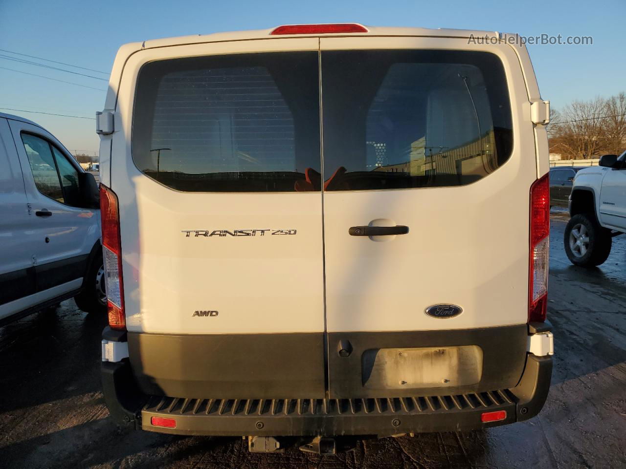 2020 Ford Transit T-250 White vin: 1FTBR2Y86LKA84368