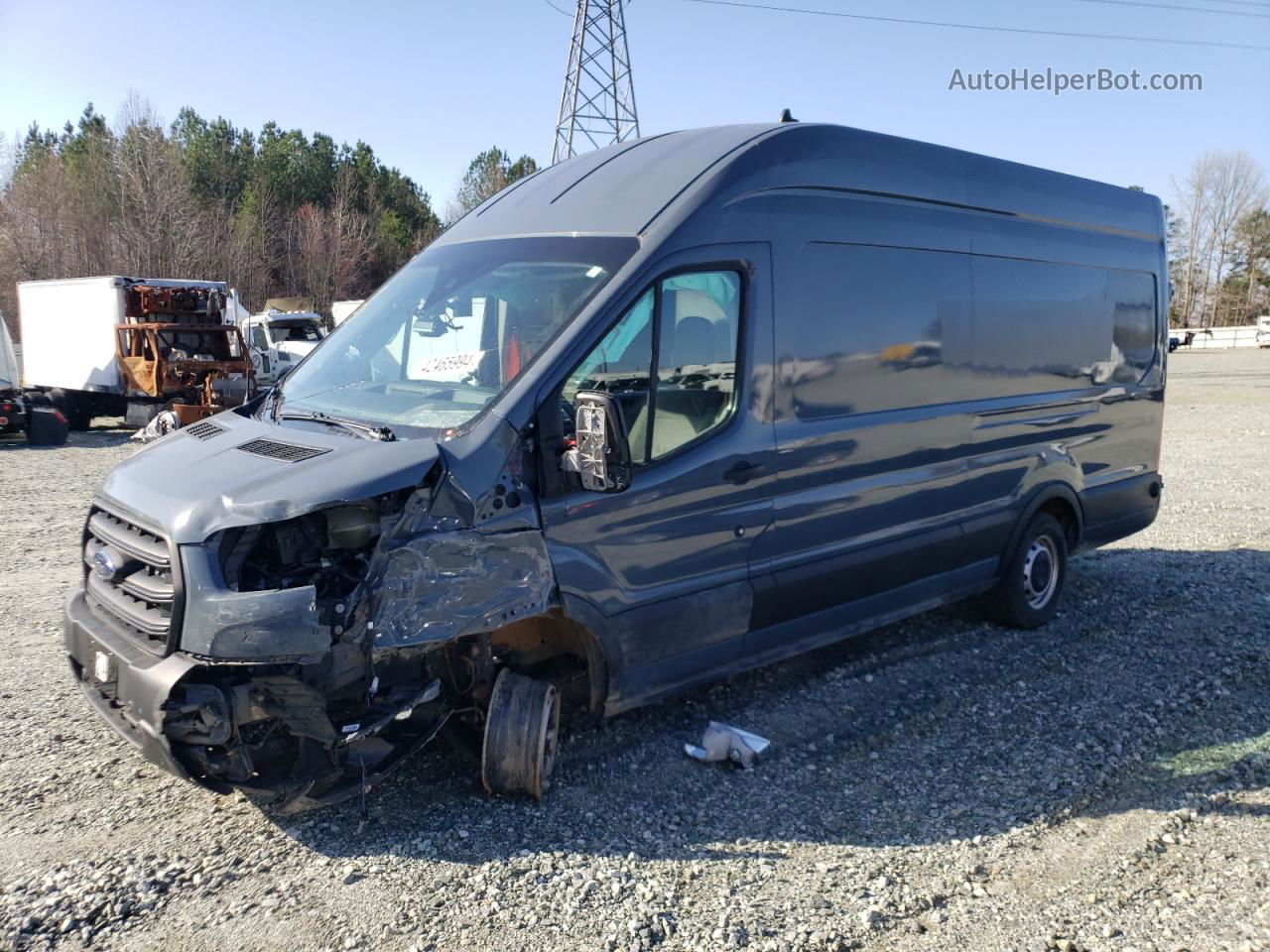 2020 Ford Transit T-250 Blue vin: 1FTBR3X85LKB27752