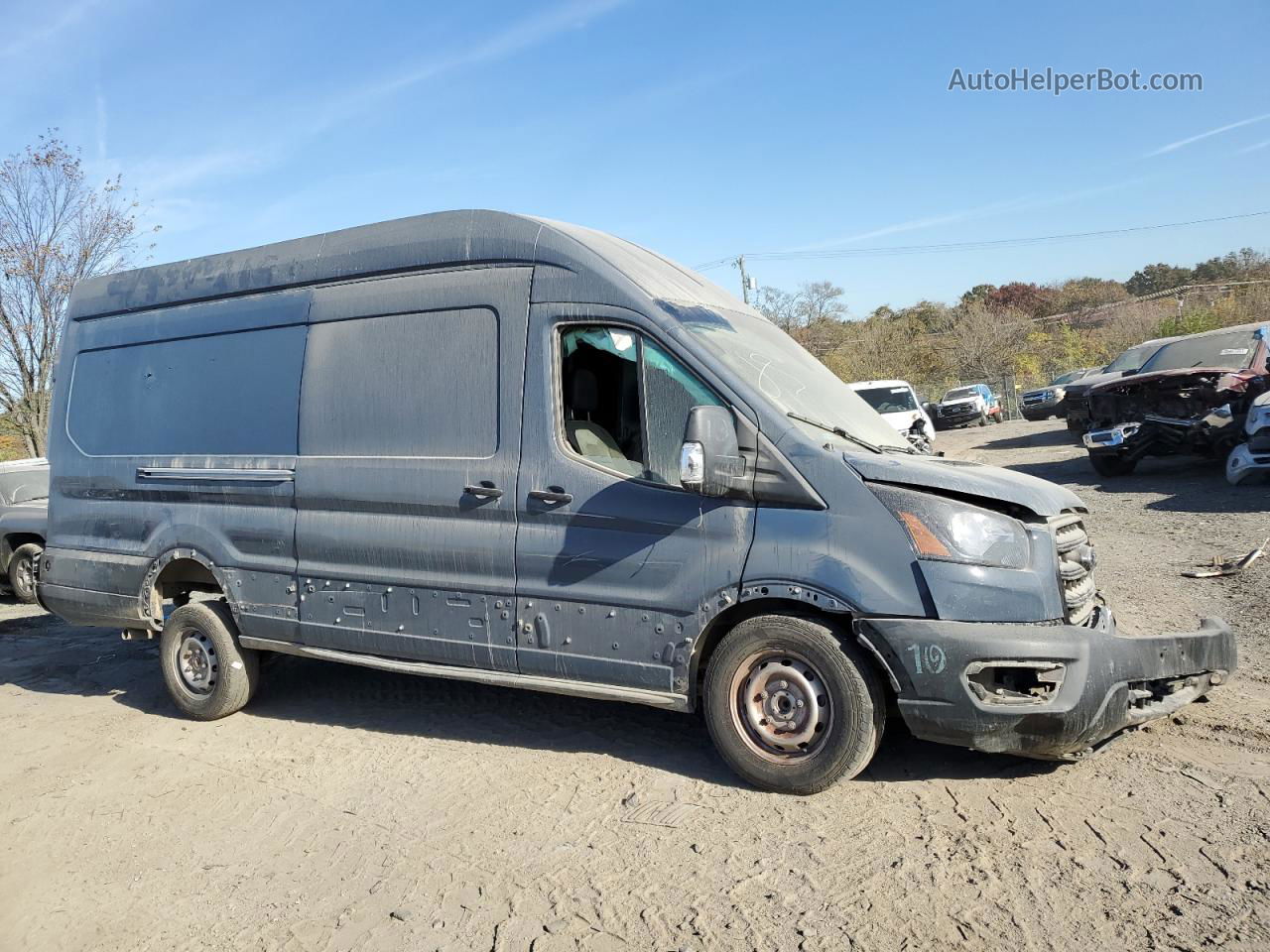 2020 Ford Transit T-250 Blue vin: 1FTBR3X85LKB27847