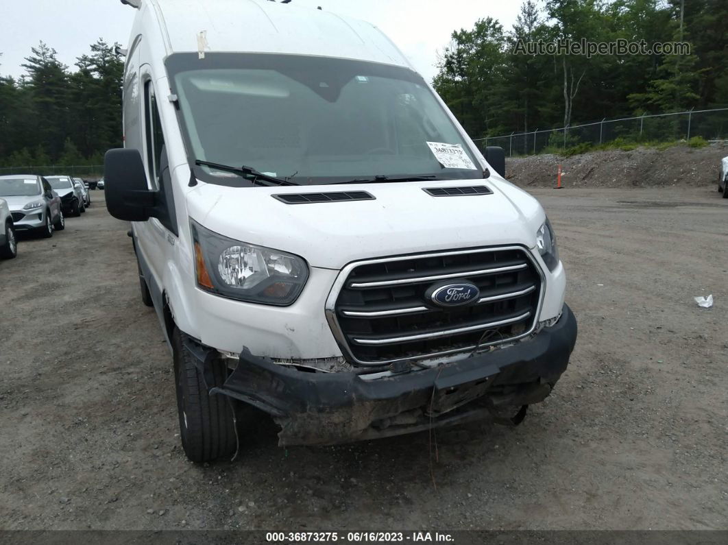 2020 Ford Transit Cargo Van   White vin: 1FTBW1X83LKA76555