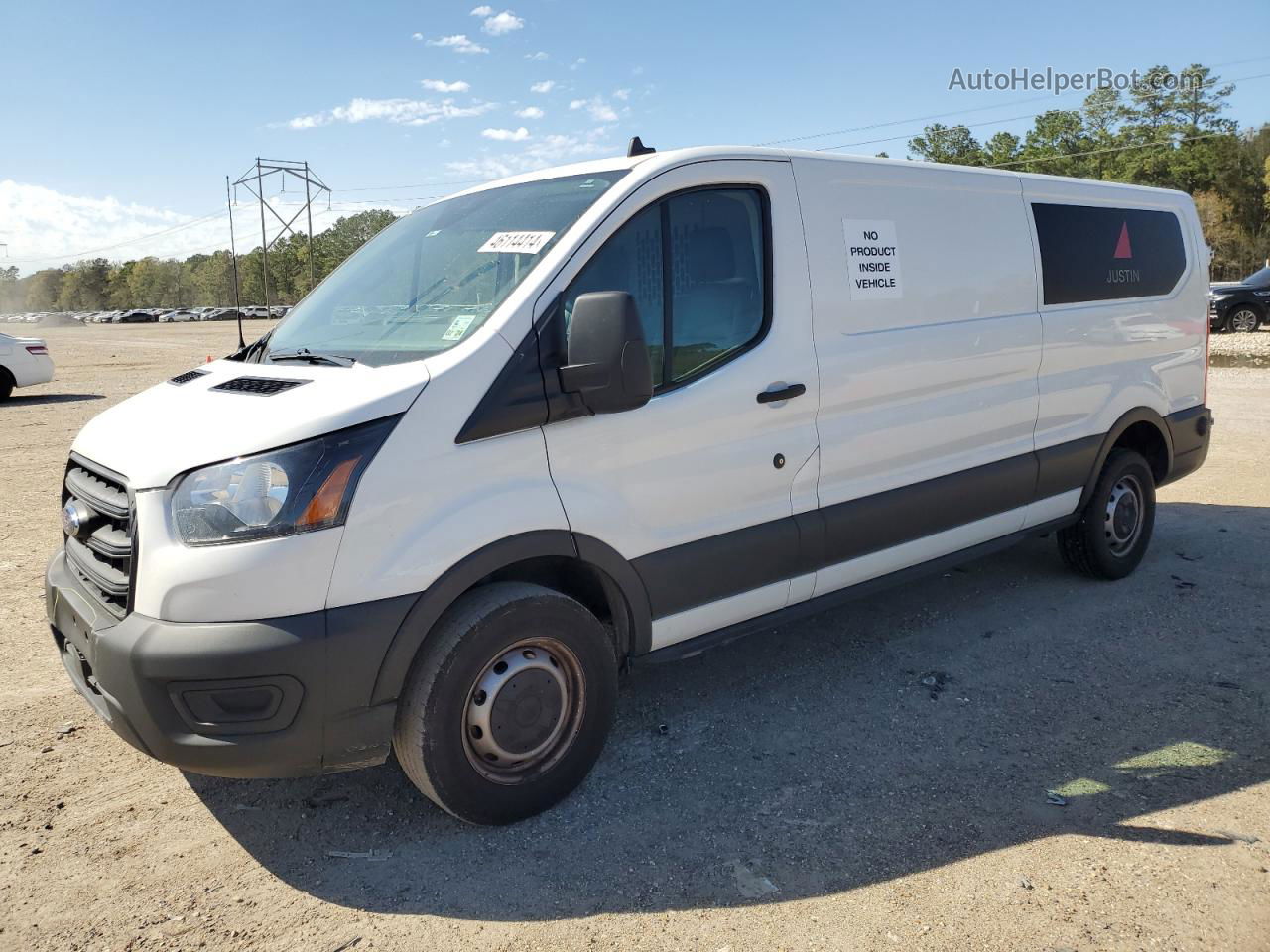 2020 Ford Transit T-350 White vin: 1FTBW1Y85LKB68846