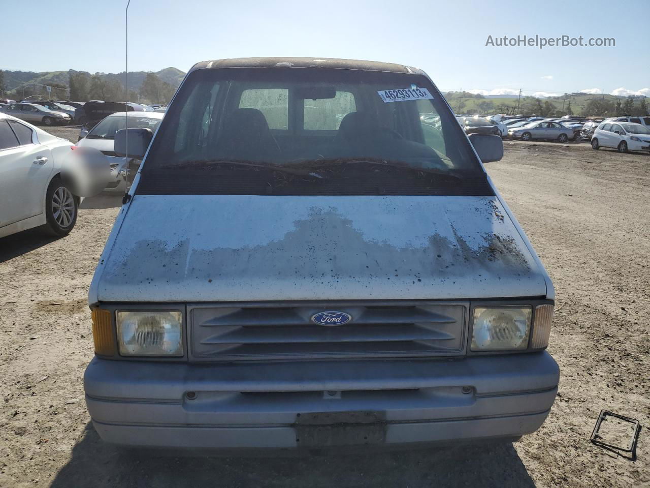 1996 Ford Aerostar  White vin: 1FTDA14U8TZB40492