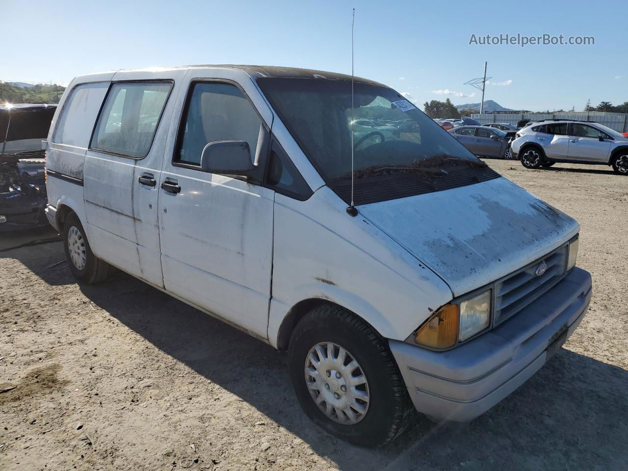 1996 Ford Aerostar  White vin: 1FTDA14U8TZB40492