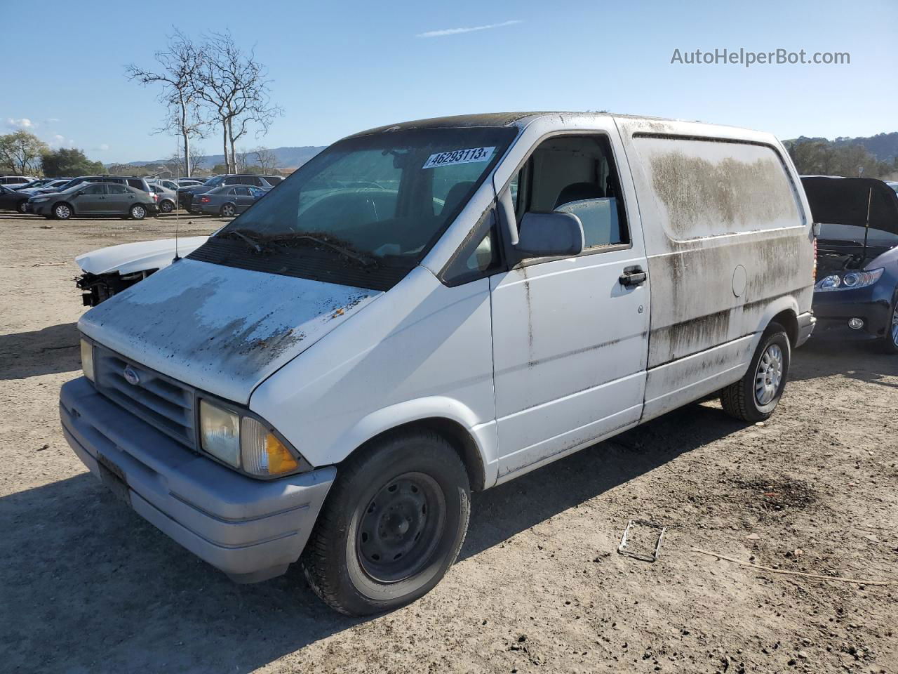 1996 Ford Aerostar  White vin: 1FTDA14U8TZB40492