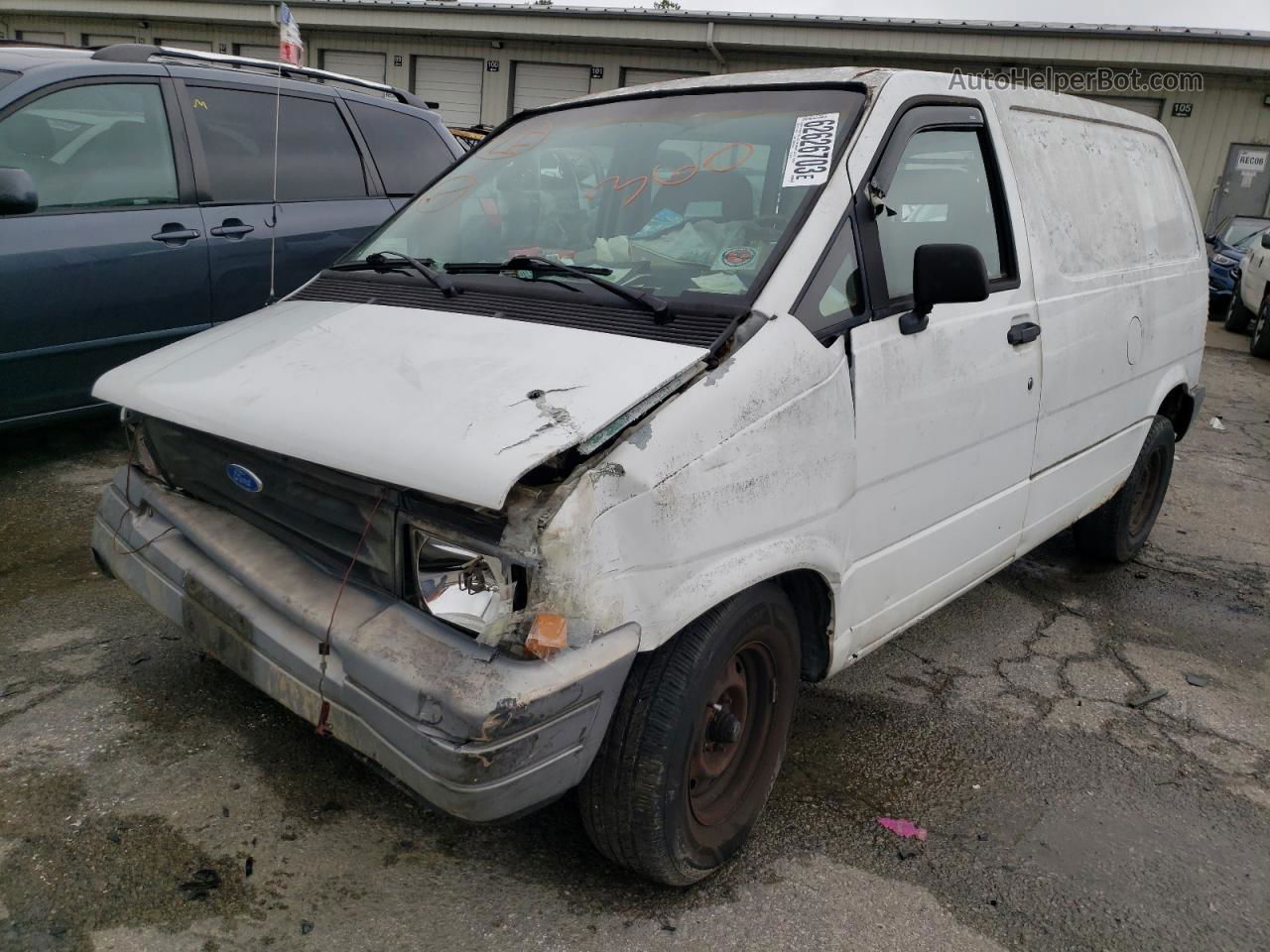 1996 Ford Aerostar  White vin: 1FTDA14UXTZB21488