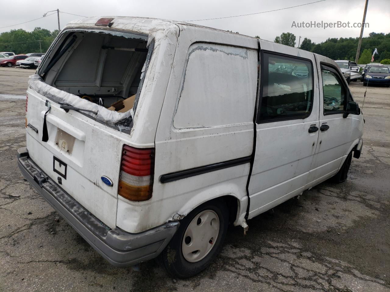 1996 Ford Aerostar  White vin: 1FTDA14UXTZB21488