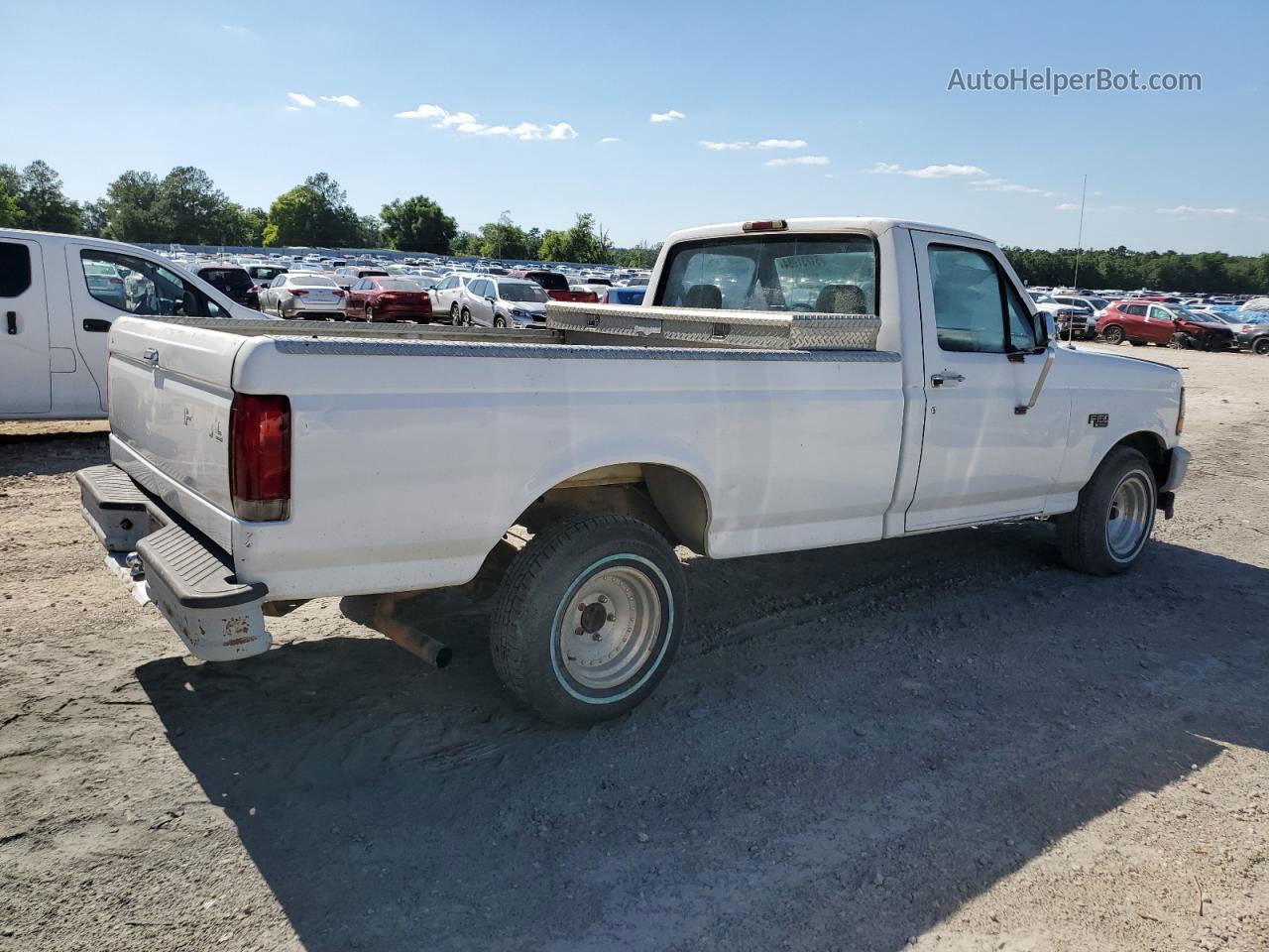 1995 Ford F150  White vin: 1FTEF15N9SNA25872