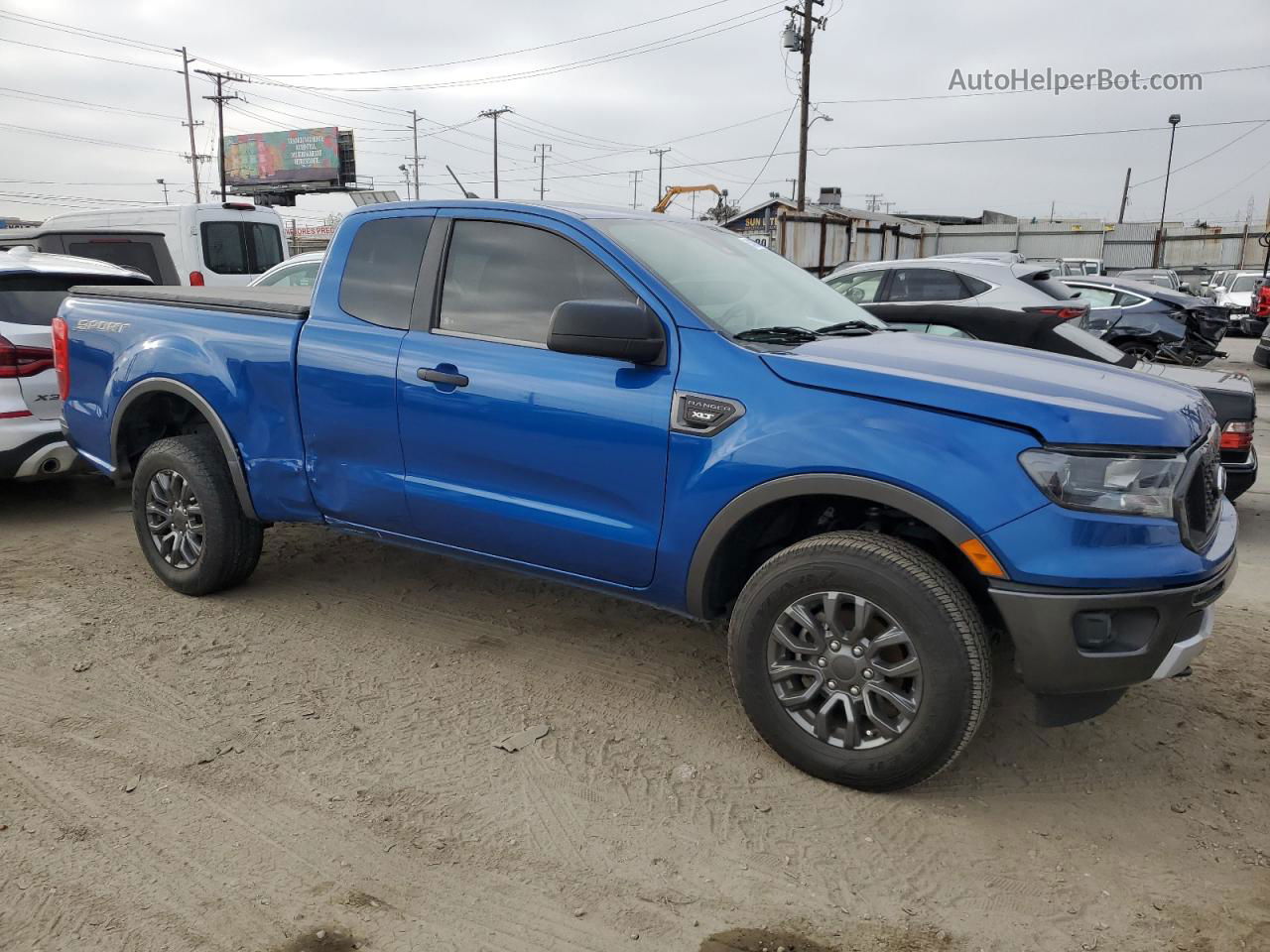 2020 Ford Ranger Xl Синий vin: 1FTER1EH0LLA74554