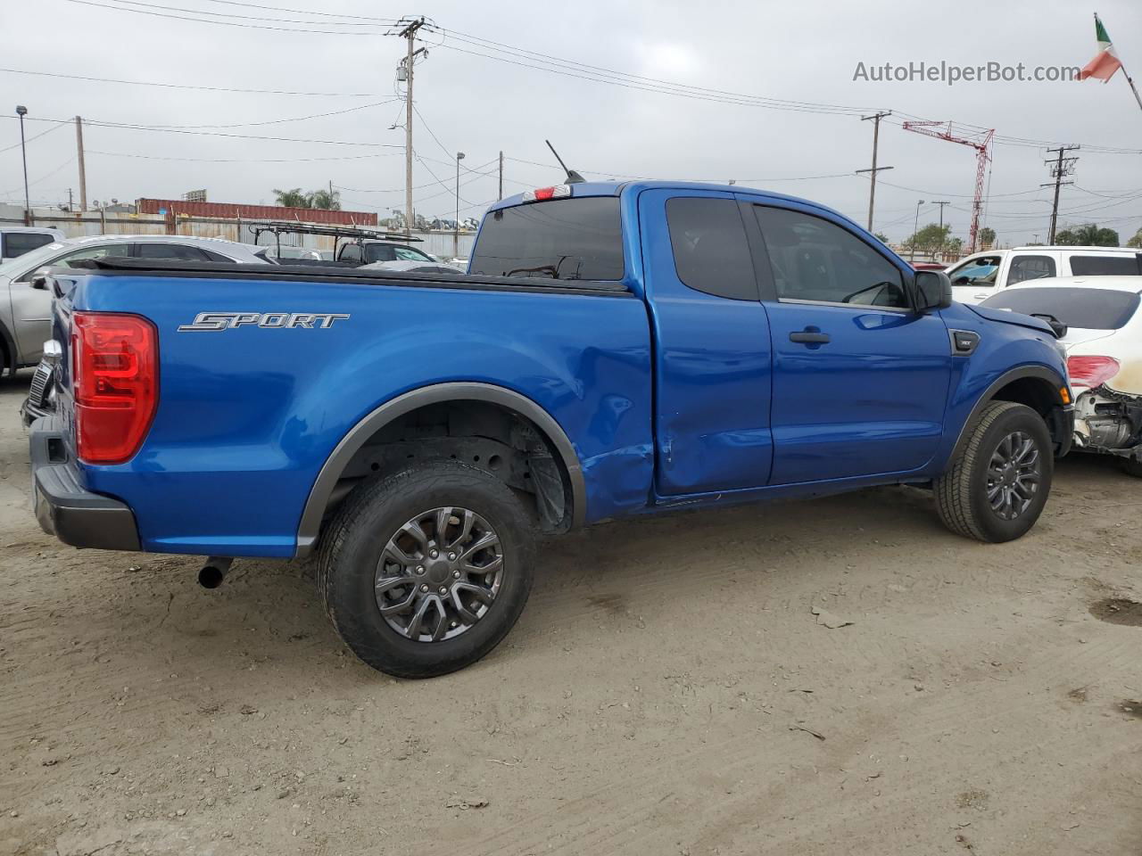 2020 Ford Ranger Xl Синий vin: 1FTER1EH0LLA74554