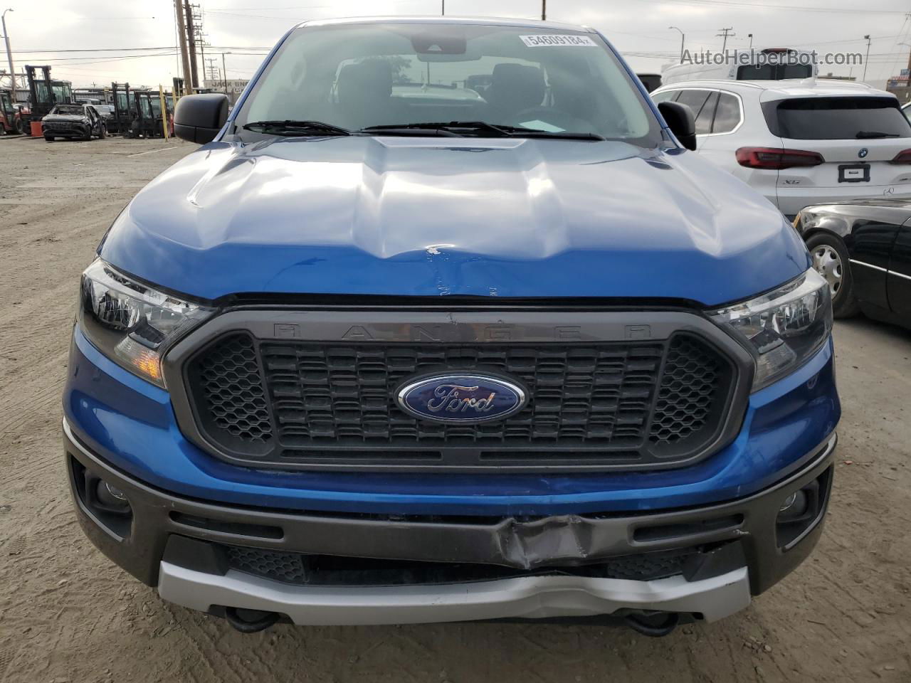 2020 Ford Ranger Xl Blue vin: 1FTER1EH0LLA74554