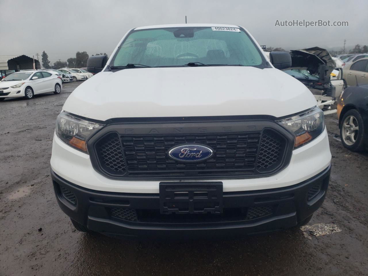 2020 Ford Ranger Xl White vin: 1FTER1EH1LLA53227