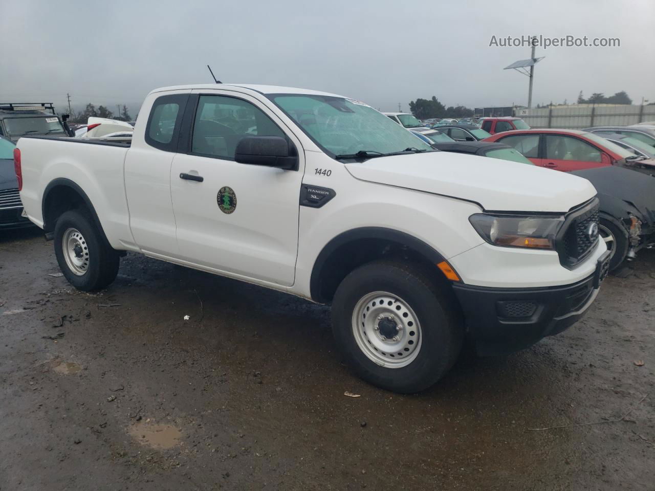 2020 Ford Ranger Xl Белый vin: 1FTER1EH1LLA53227