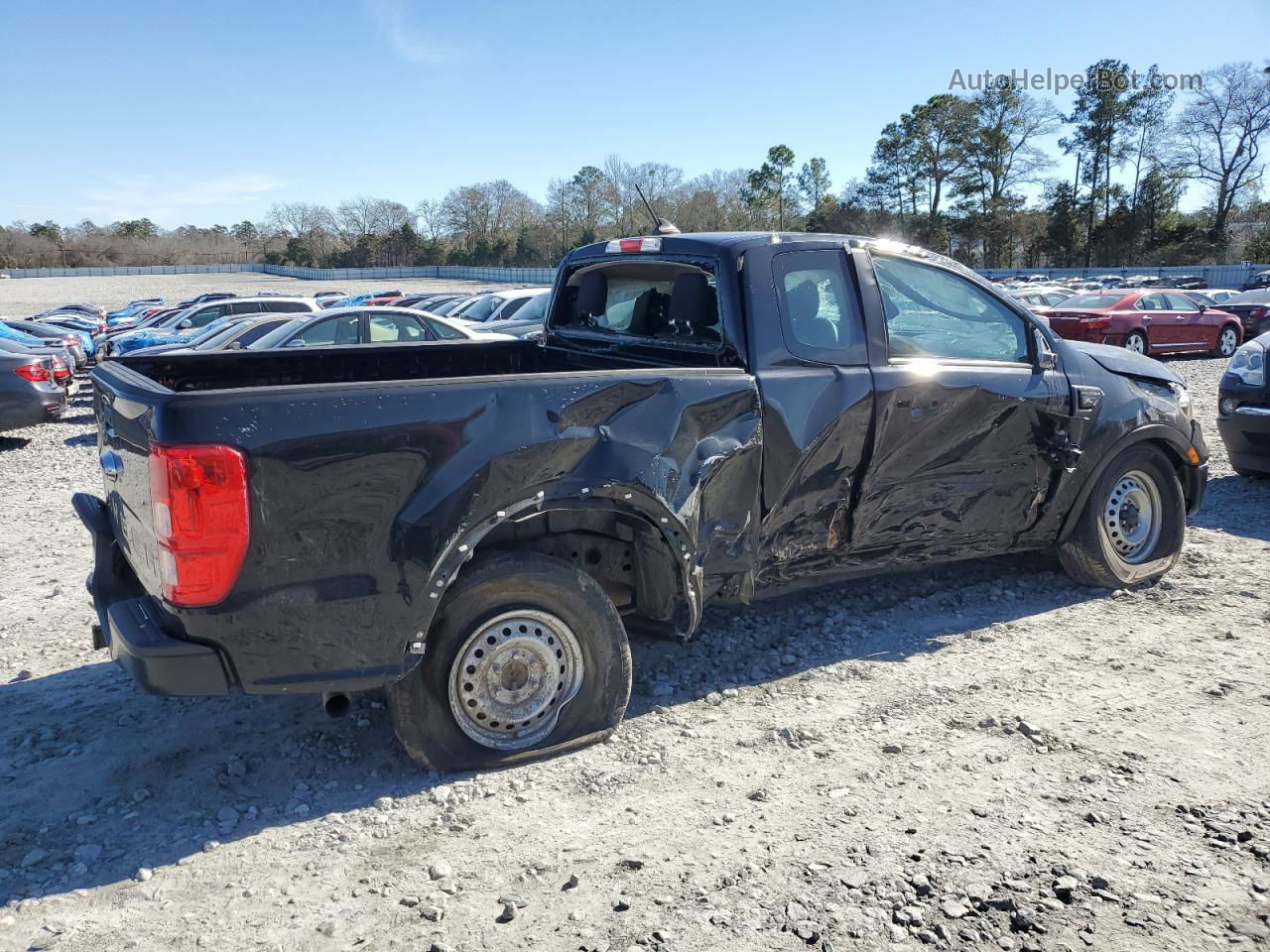 2020 Ford Ranger Xl Black vin: 1FTER1EH2LLA65306