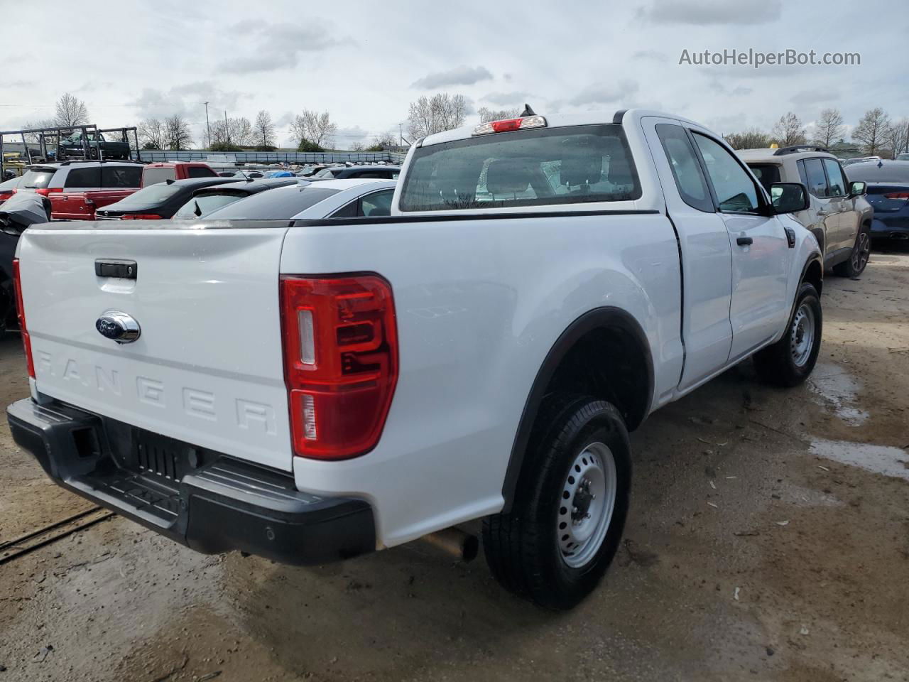 2020 Ford Ranger Xl White vin: 1FTER1EH3LLA34324