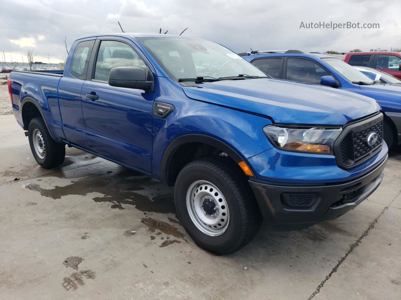 2019 Ford Ranger Xl Blue vin: 1FTER1EH4KLA81294