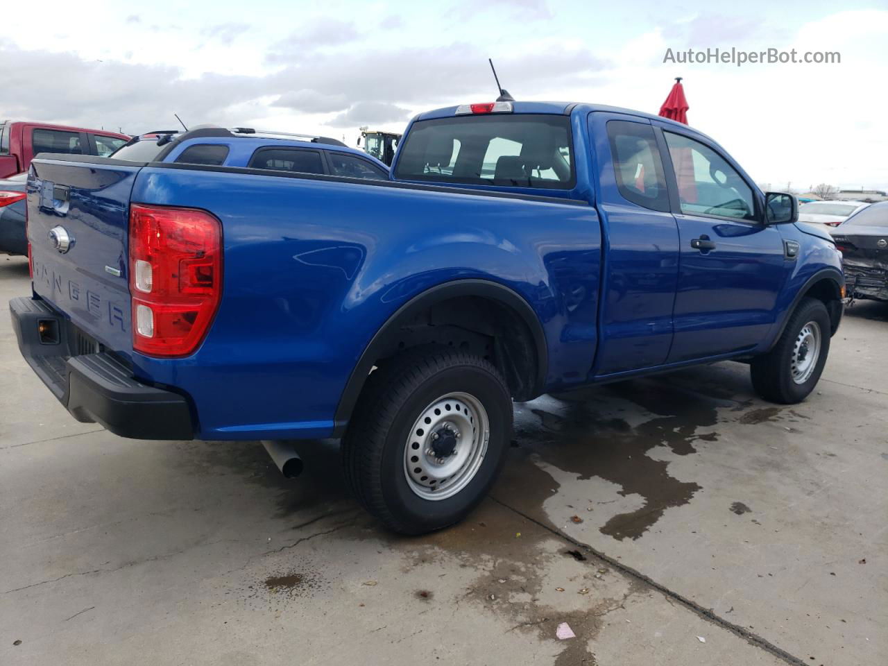 2019 Ford Ranger Xl Blue vin: 1FTER1EH4KLA81294