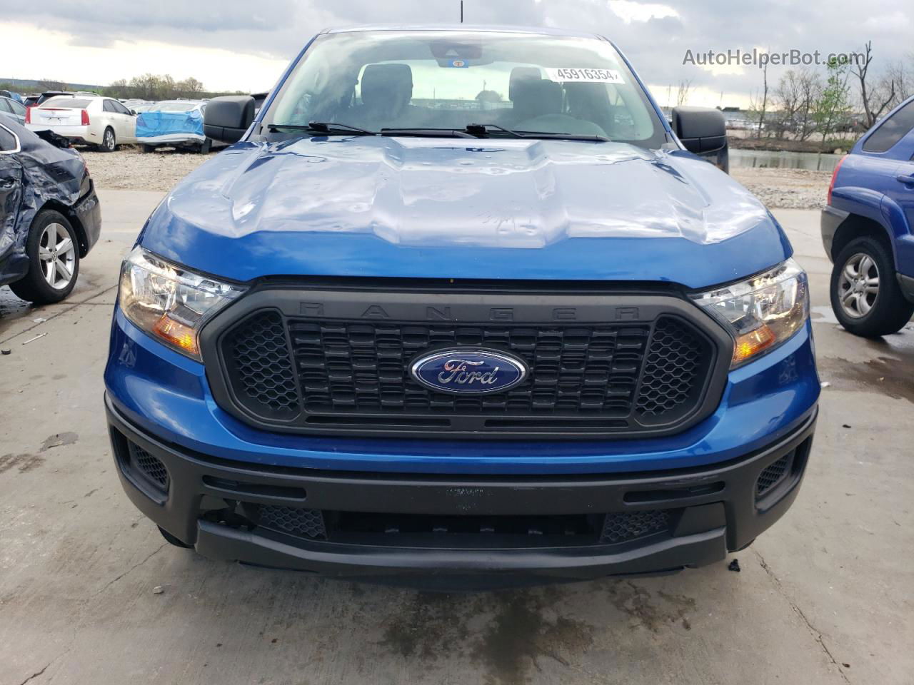 2019 Ford Ranger Xl Blue vin: 1FTER1EH4KLA81294