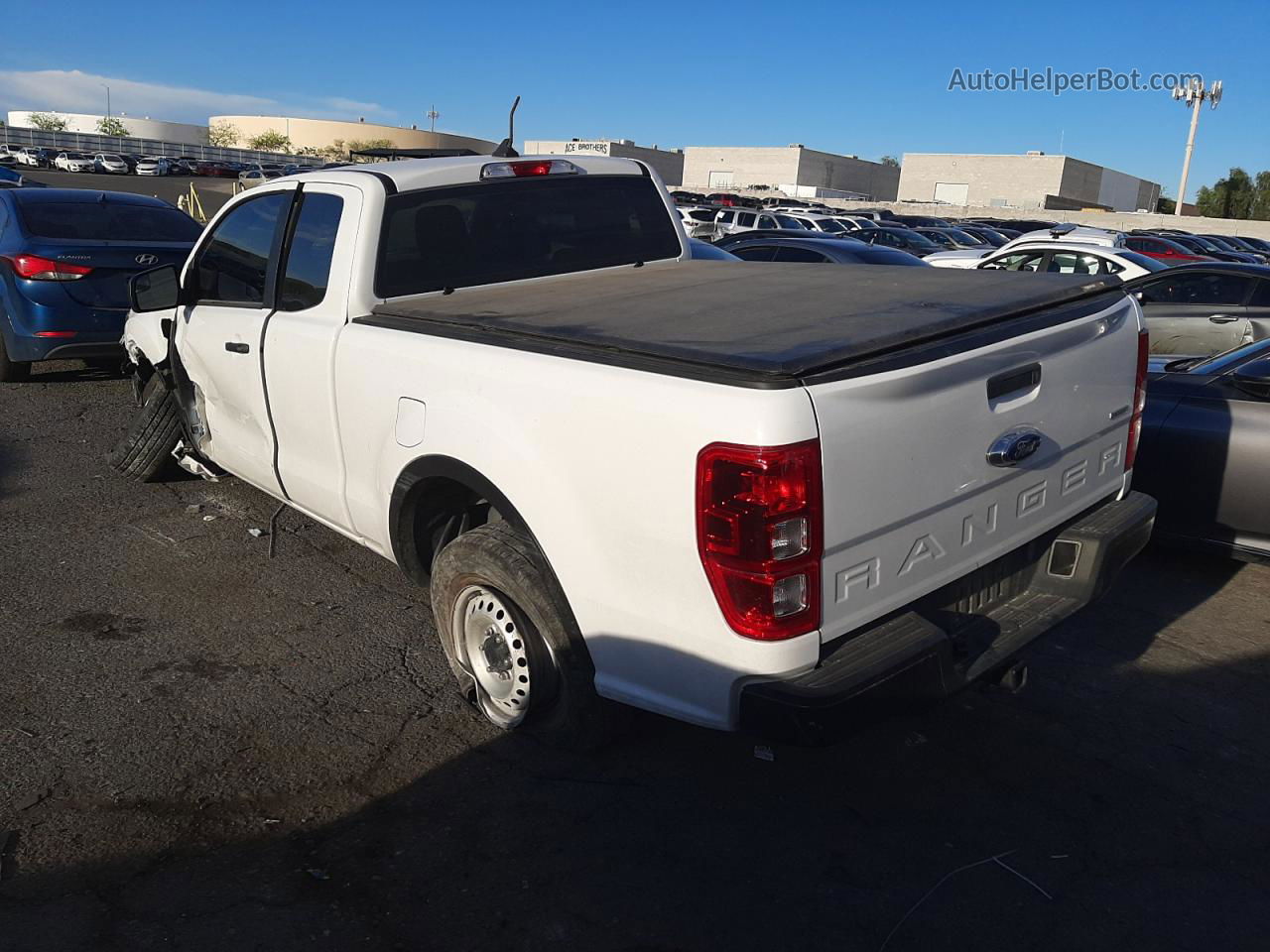 2020 Ford Ranger Xl White vin: 1FTER1EH5LLA06122