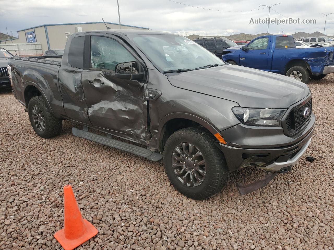 2020 Ford Ranger Xl Gray vin: 1FTER1EH5LLA39167