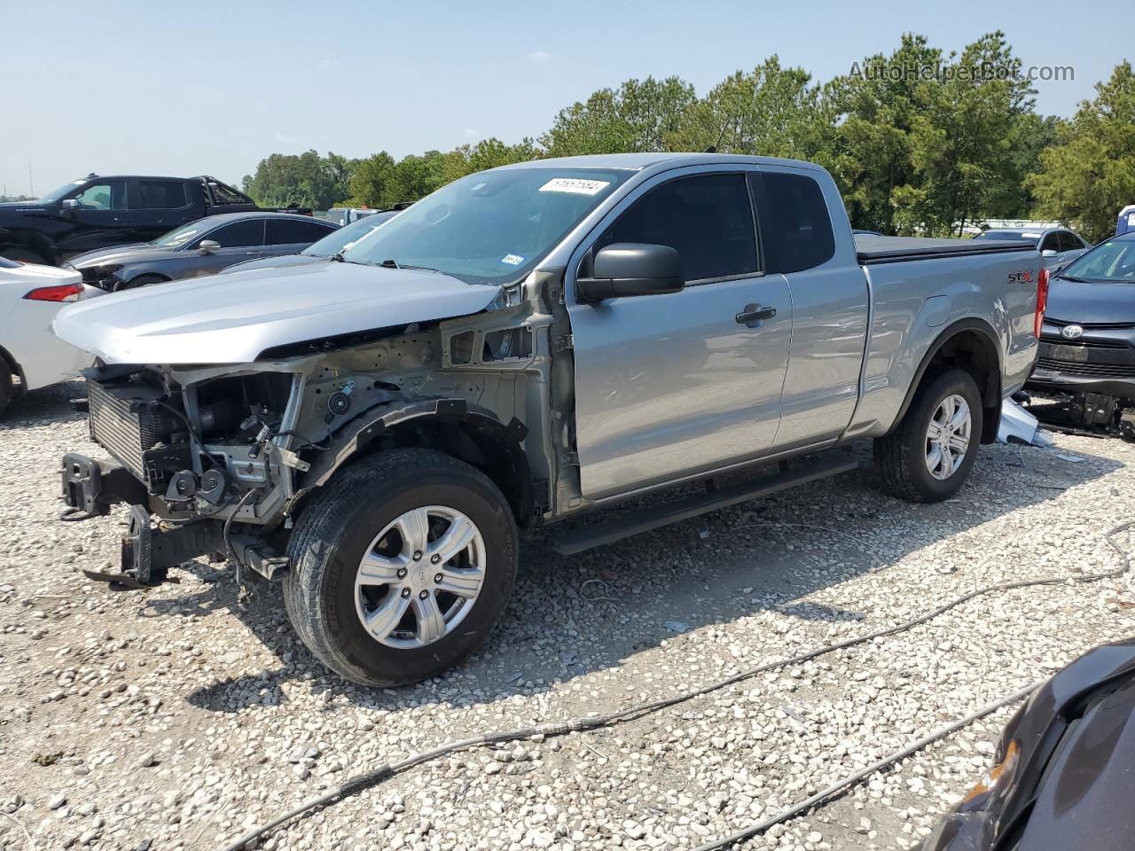 2020 Ford Ranger Xl Silver vin: 1FTER1EH5LLA45289