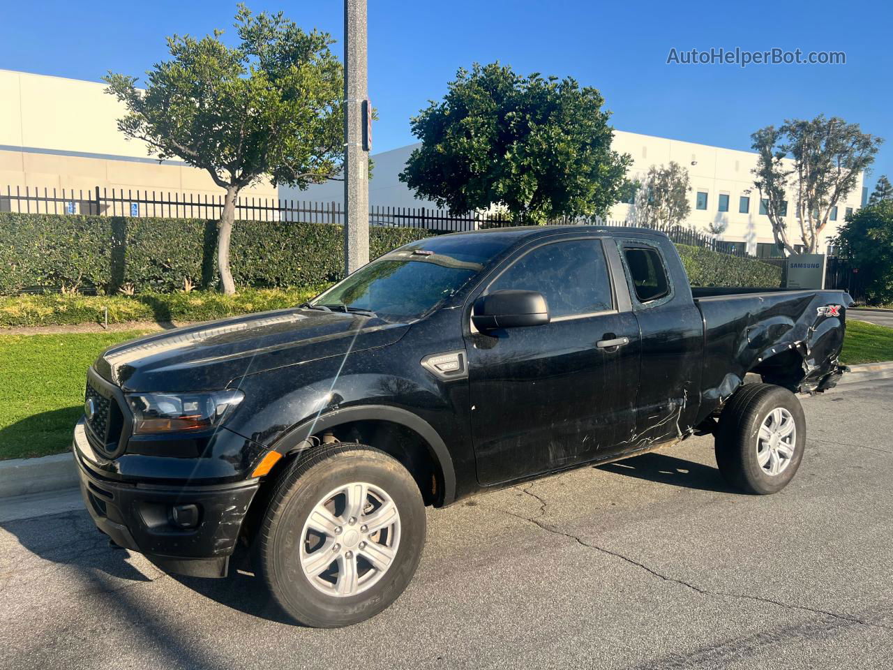 2020 Ford Ranger Xl Black vin: 1FTER1EH5LLA55367