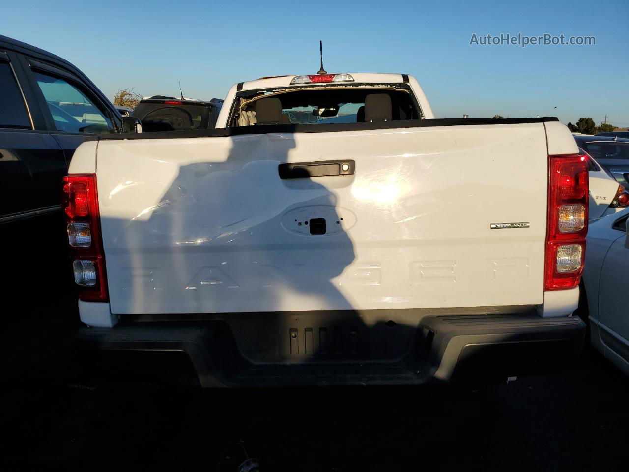 2019 Ford Ranger Xl White vin: 1FTER1EH6KLB09158