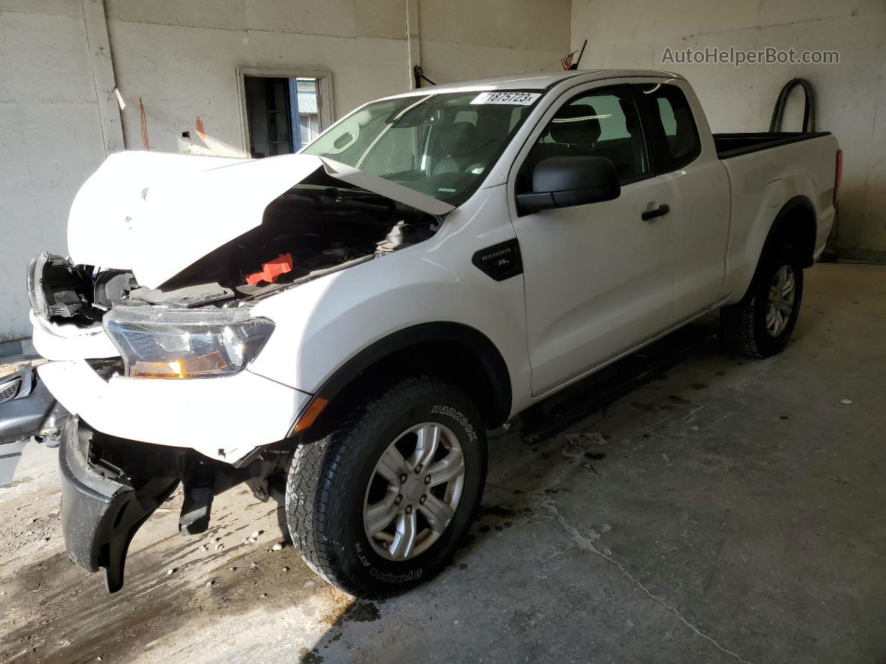 2020 Ford Ranger Xl White vin: 1FTER1EH6LLA72985