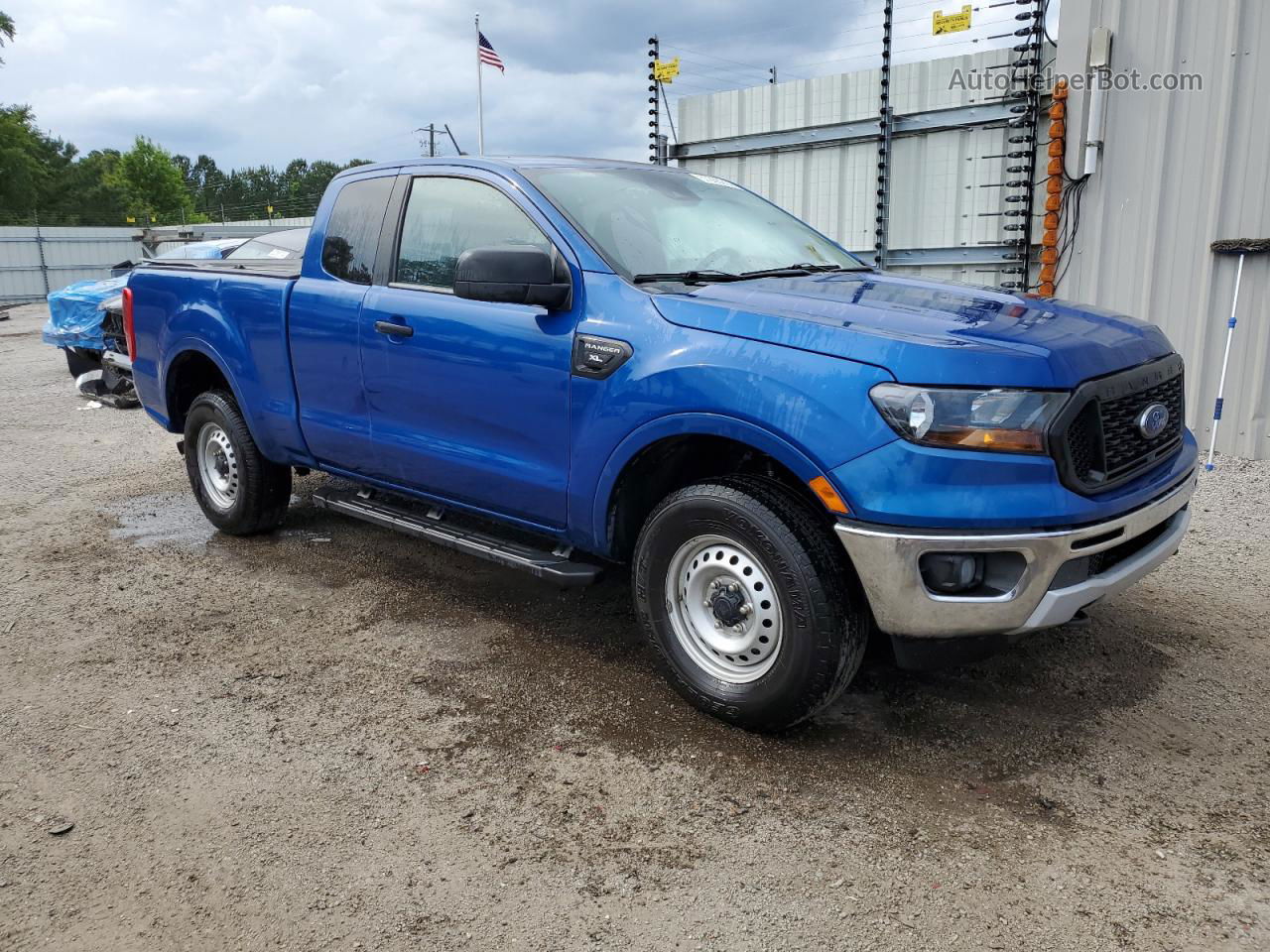 2020 Ford Ranger Xl Blue vin: 1FTER1EH6LLA91598