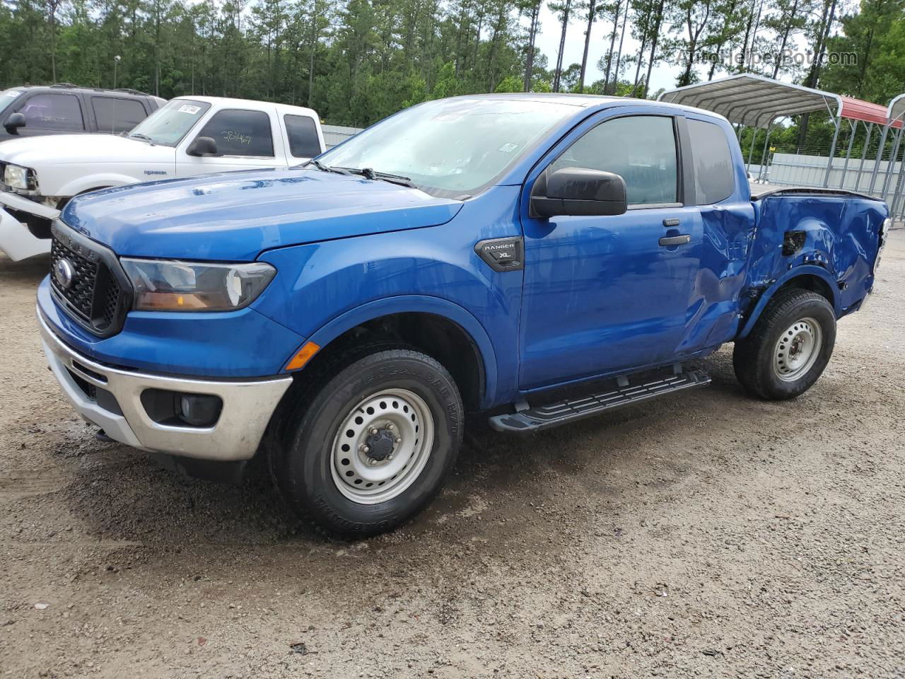 2020 Ford Ranger Xl Blue vin: 1FTER1EH6LLA91598