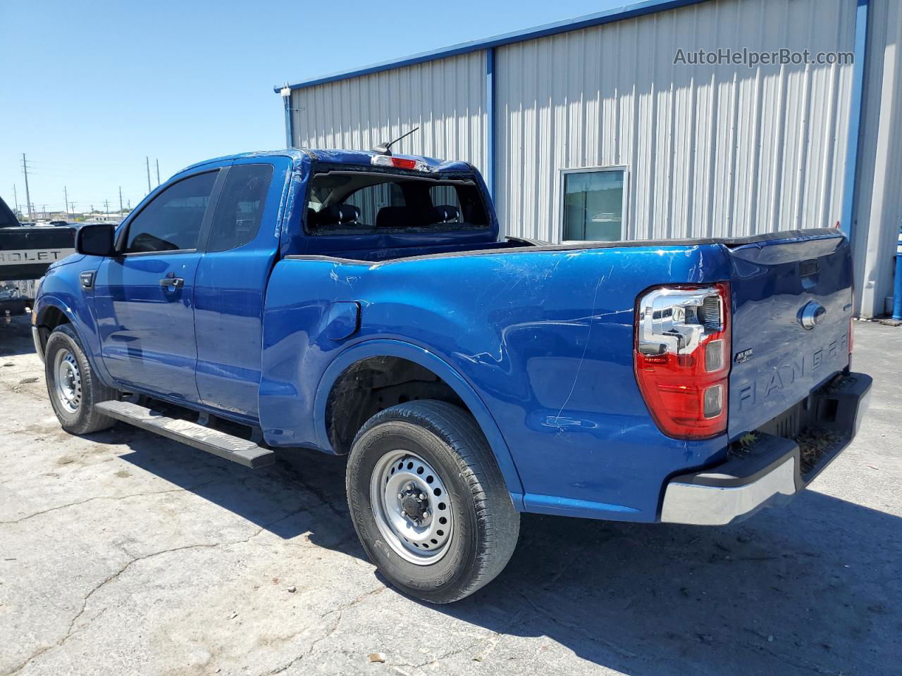 2019 Ford Ranger Xl Blue vin: 1FTER1EH7KLA75361