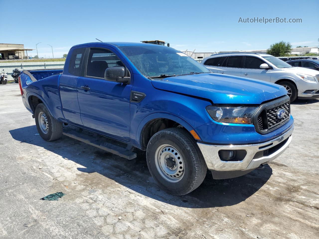 2019 Ford Ranger Xl Blue vin: 1FTER1EH7KLA75361