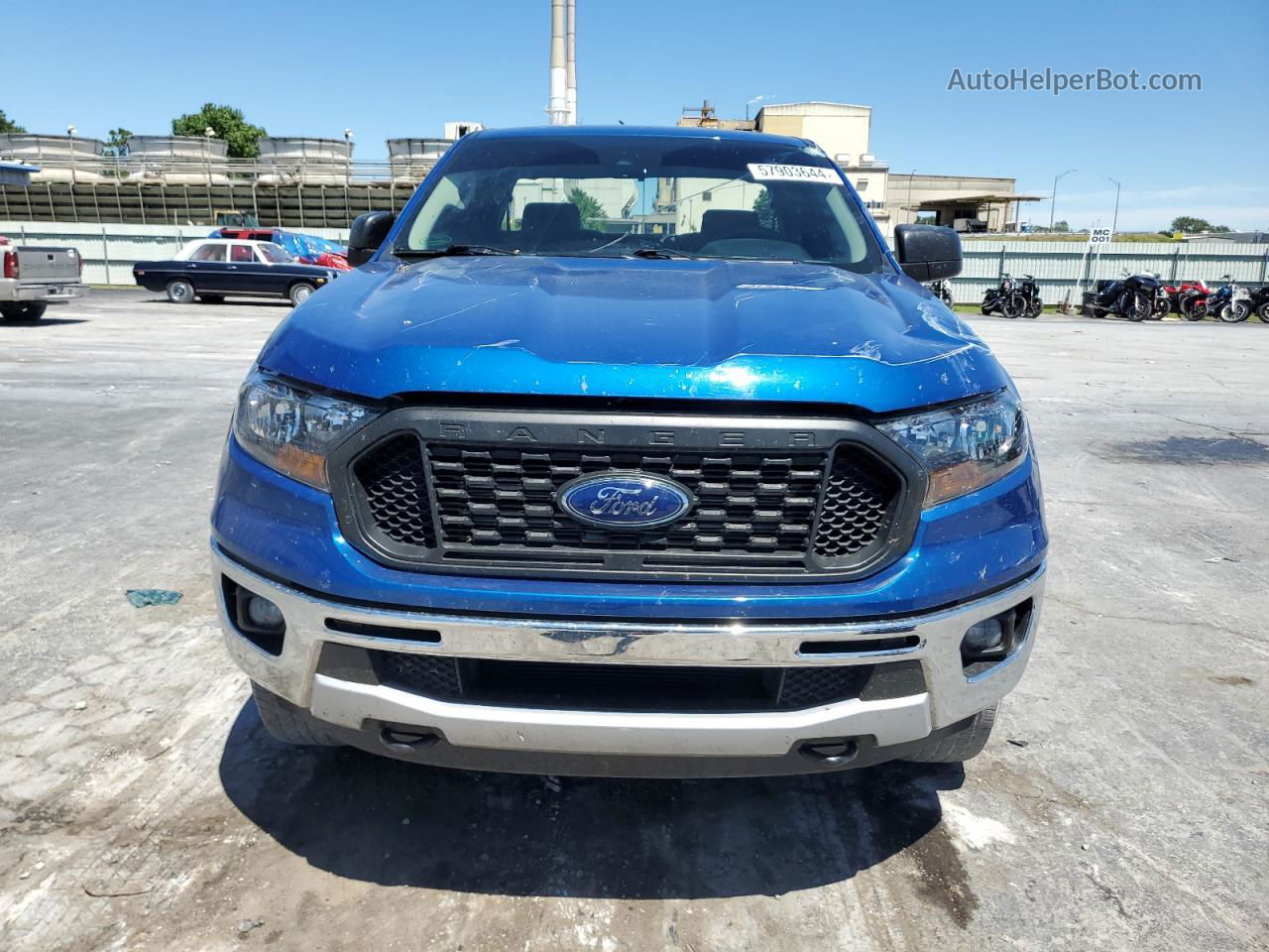 2019 Ford Ranger Xl Blue vin: 1FTER1EH7KLA75361