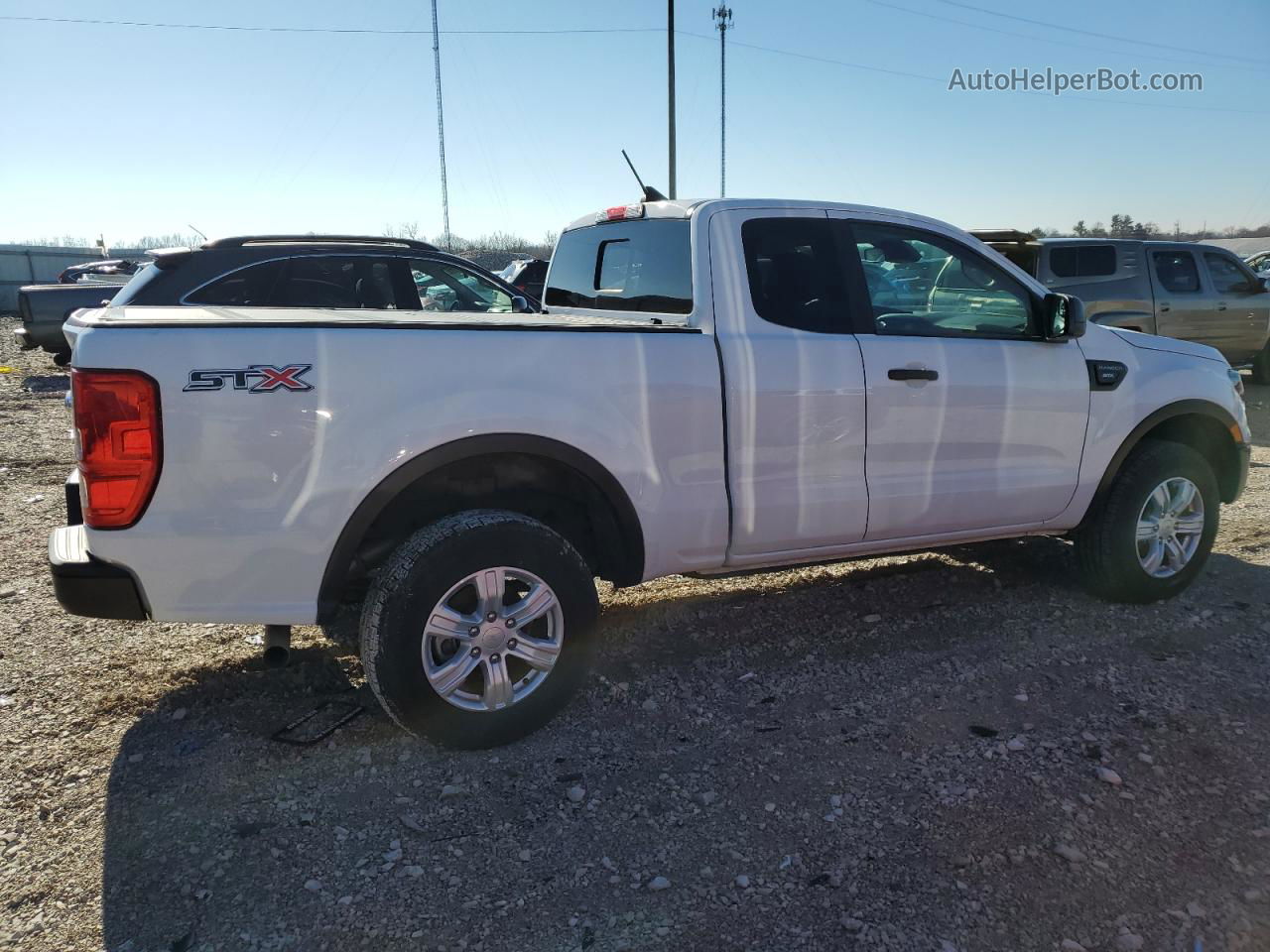 2019 Ford Ranger Xl White vin: 1FTER1EH7KLA97943