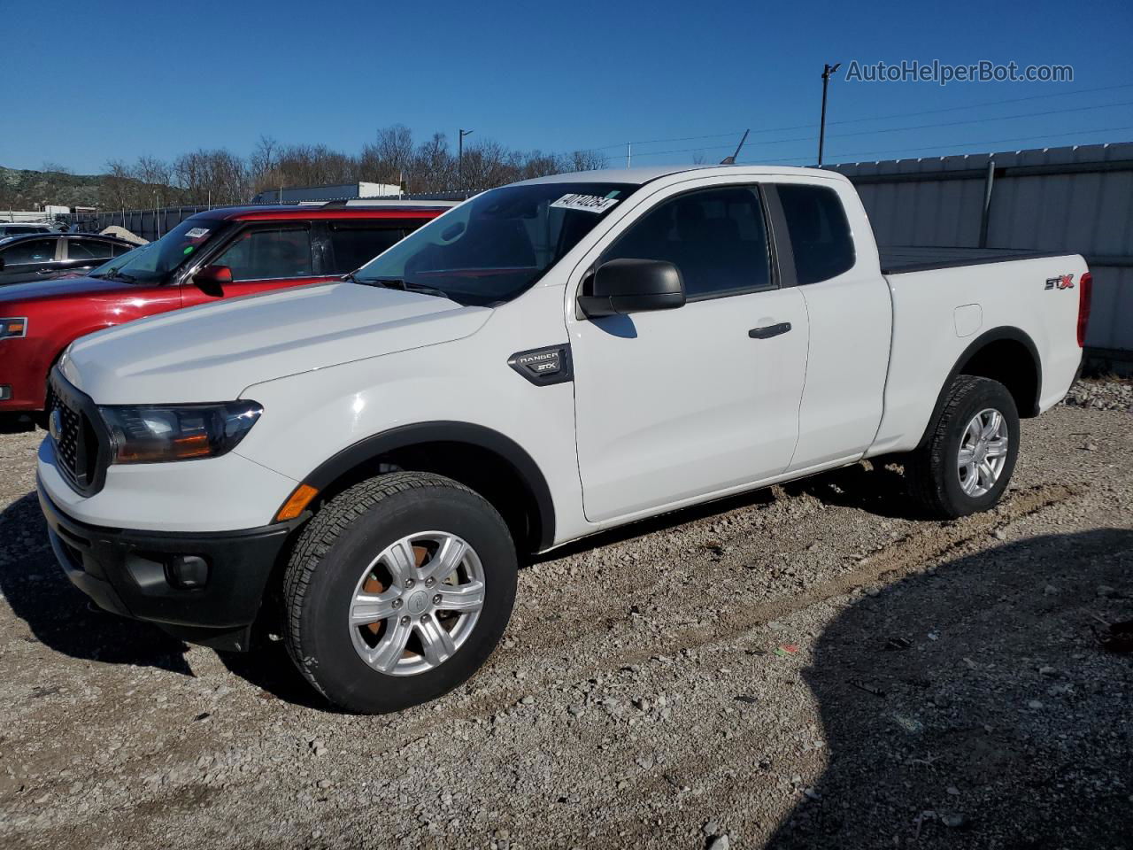 2019 Ford Ranger Xl White vin: 1FTER1EH7KLA97943