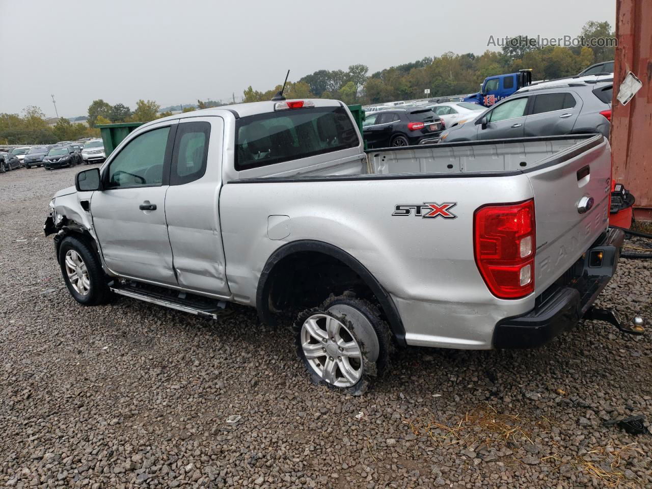 2019 Ford Ranger Xl Silver vin: 1FTER1EH7KLB11484