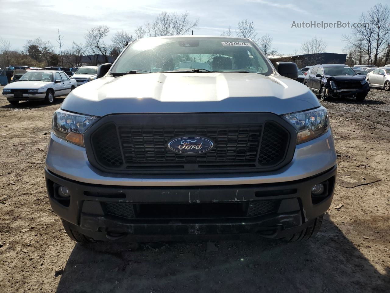 2020 Ford Ranger Xl Gray vin: 1FTER1EH7LLA73546