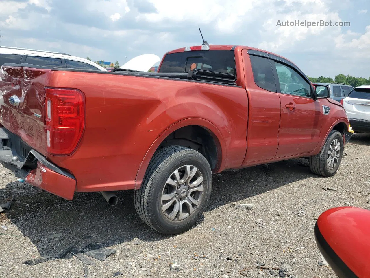 2019 Ford Ranger Xl Red vin: 1FTER1EH8KLA54602