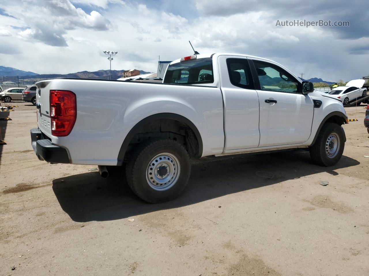 2019 Ford Ranger Xl White vin: 1FTER1EH8KLB02017