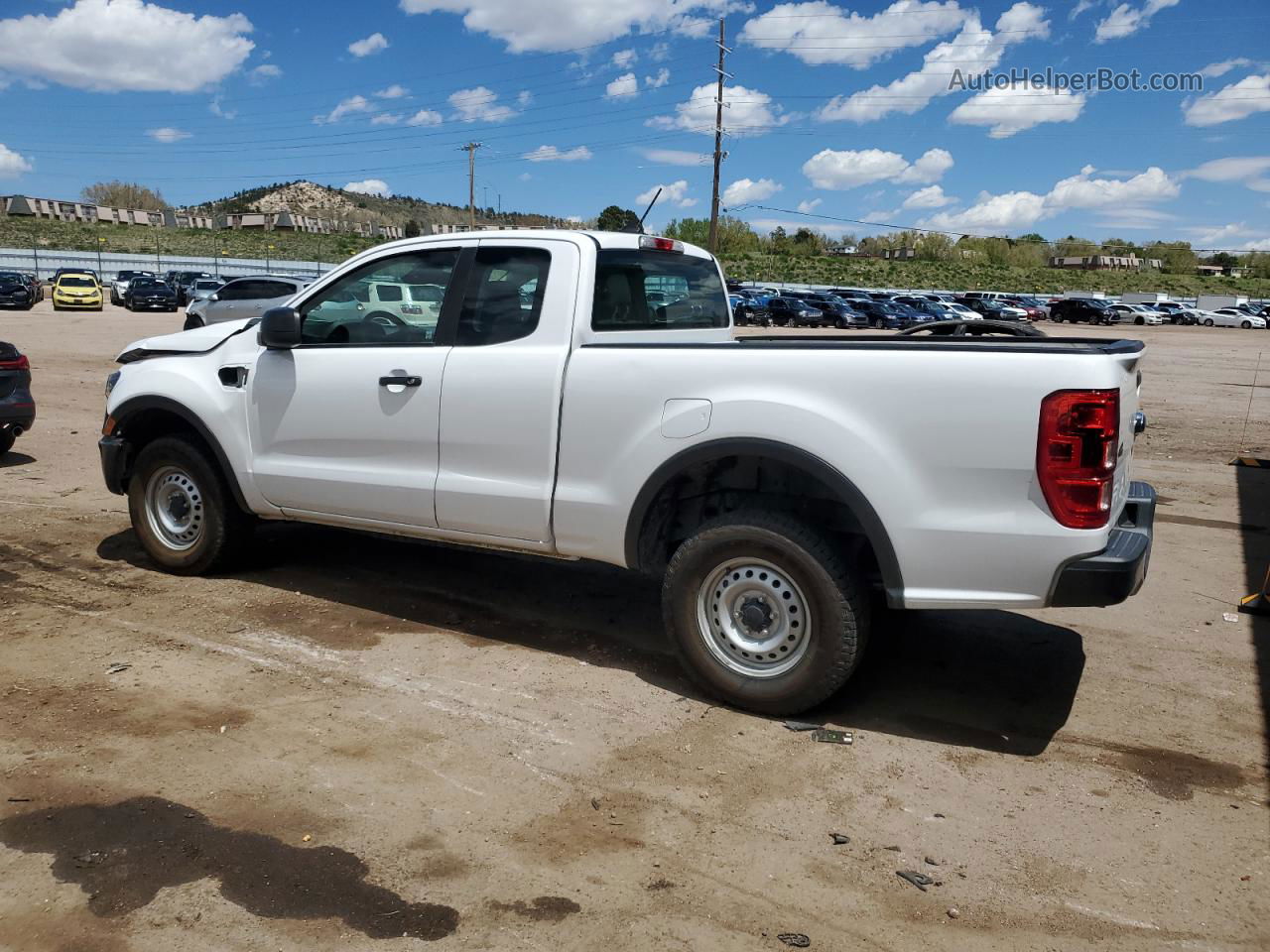 2019 Ford Ranger Xl White vin: 1FTER1EH8KLB02017